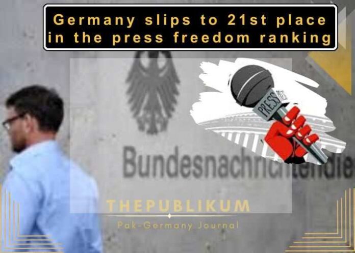 Germany slips to 21st place in the press freedom ranking-thePublikum