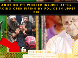 Another PTI Worker Injured after facing open firing by police in Upper Dir-thePublikum News